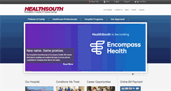 Desktop Screenshot of healthsouthcoloradosprings.com